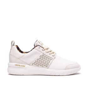 Supra SCISSOR Lave Sneakers Dame Hvite | NO-76761